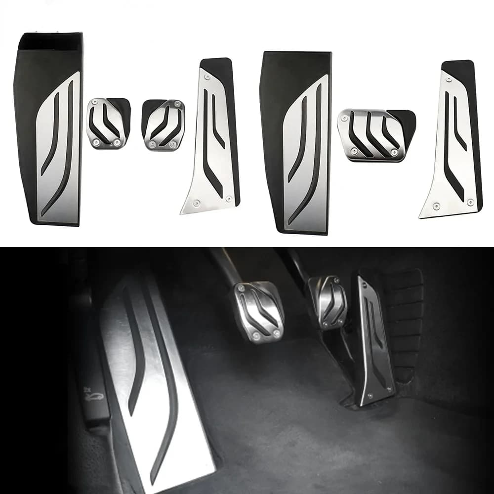 Pedale Freno Acceleratore Auto per BMW Serie 1 2 3 4 M3 M4 E87 E90 F20 F21 F30 F32 F36 F80 F82 Poggiapiede Freno Acceleratore