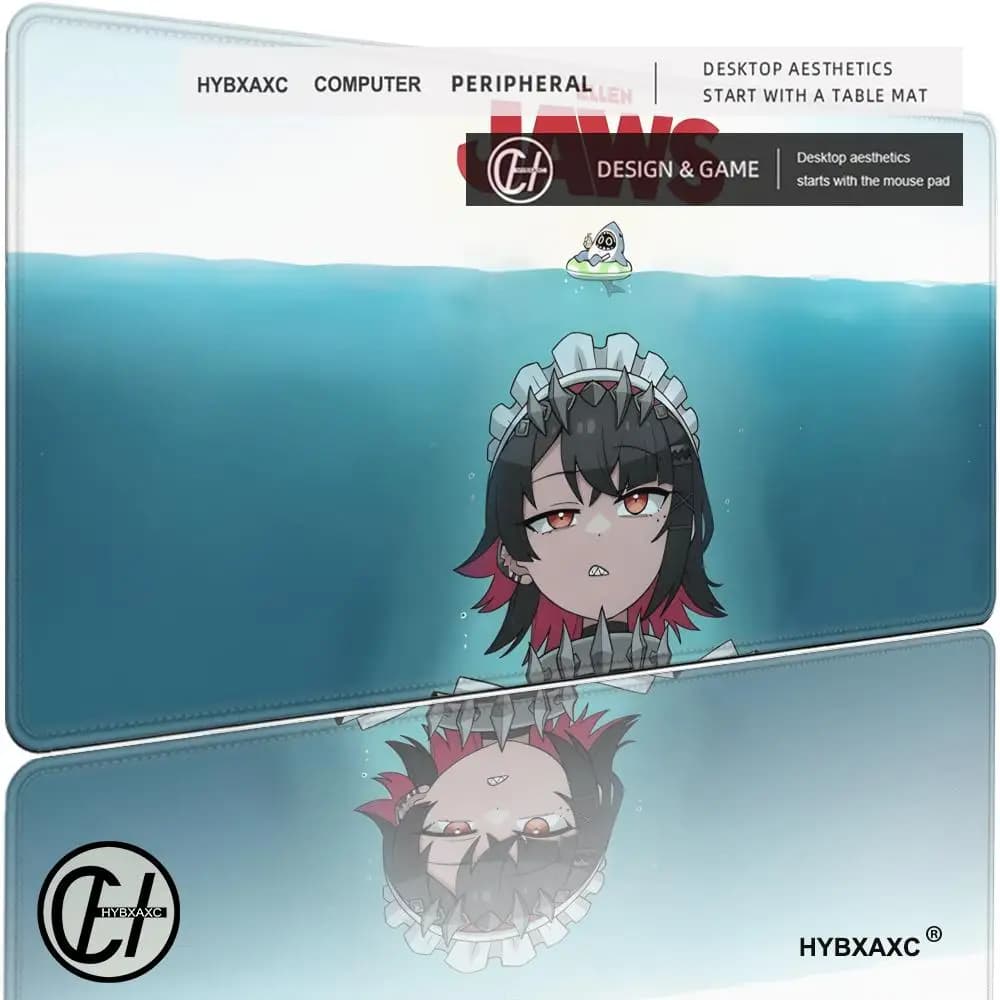 Zenless Zone Zero Ellen Joe Mouse Pad Accessori da gioco Tappetino per mouse per computer Anime ZZZ Tappetini per tastiera da ufficio Tappetini per mouse in gomma XAXC