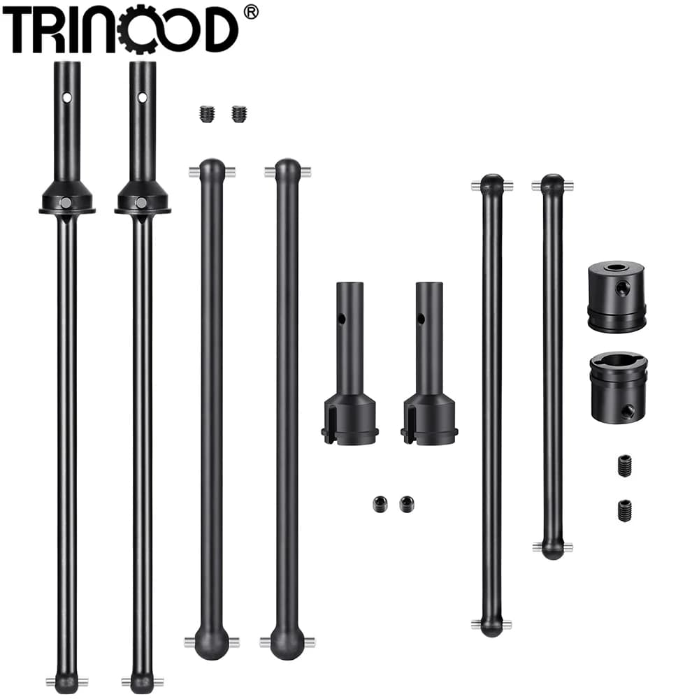 TRINOOD Acciaio Albero di Trasmissione Anteriore Posteriore Centro Universale CVD Osso di Cane Diff Cup per 1/8 A-RRMA KRATON V4 V5 Buggy RC Parti di Auto