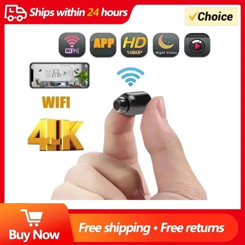 1080P New X5 Mini Camera Clear Night Vision Lightweight Portable Premium Cams Motion Detection Wireless Surveillance Camera