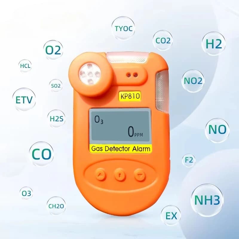 Industrial Clip‑on Gas Detector Monitors H2S Carbon‑Monoxide Sulfur‑Dioxide Gas‑Sensor for Marine Safety‑Detection‑System