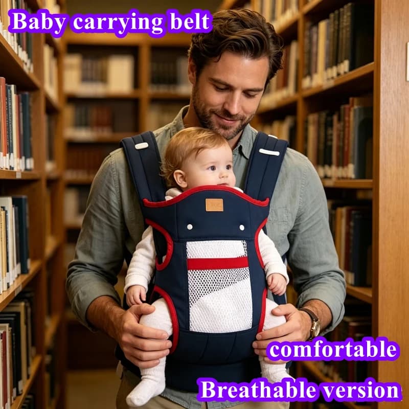 New 0-36 Months Multi-functional Go Out Baby Carrier Ergonomic Kangaroo Infant Kid Sling Back Front Facing Backpack Wrap Baby