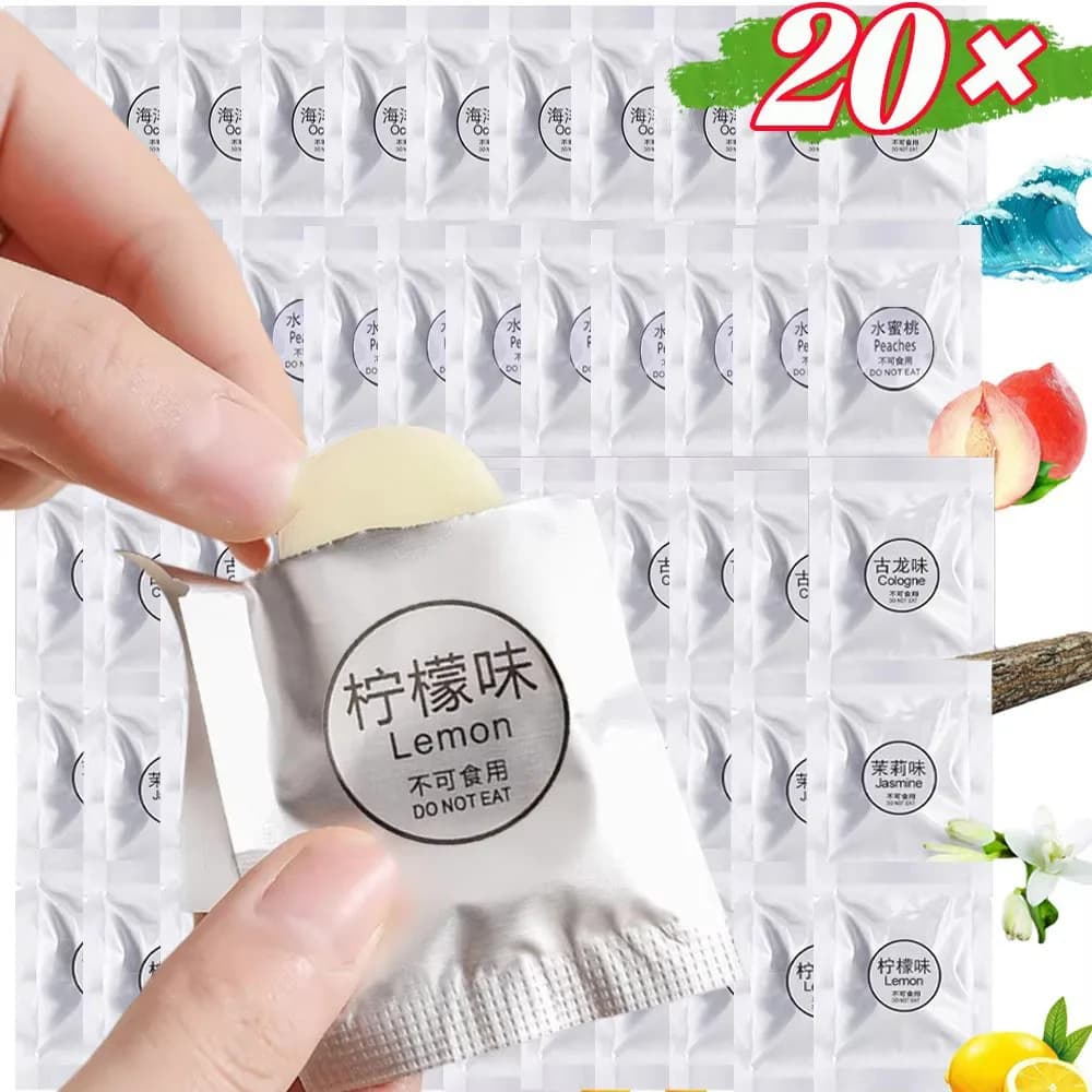 10/20/30 Pz Solido Auto Perfume Supplement Tablet Flavour Auto Air Conditioned Good Odore Perfume Pad Charging Auto Air