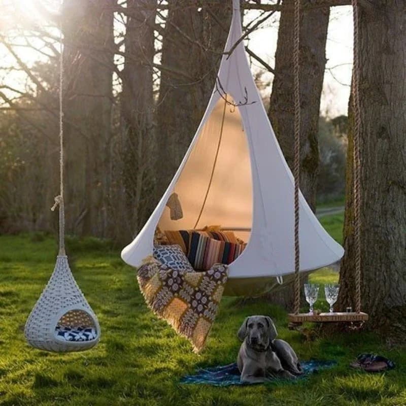 Altalena per bambini Giardino esterno Campo Amaca Tenda per alberi Sedia per bambini Sala dei giocattoli Palestra Fitness Soffitto sospeso Divano letto Parco giochi 100 cm