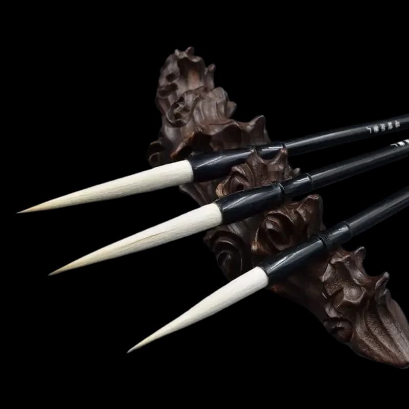 Calligraphy Brush Pen Set Long Peak Woolen Weasel Hairs Caligrafia Regular Script Chinese Landscape Painting Brush Hook Line Pen