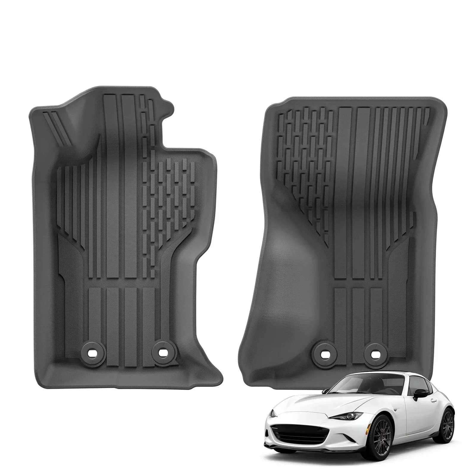Tappetini per LHD Mazda MX-5 Miata MX5 MX 5 Mazda Roadster 2016 -2024 TPE 3D Tappetini per auto Fiat 124 Spider 2017-2018
