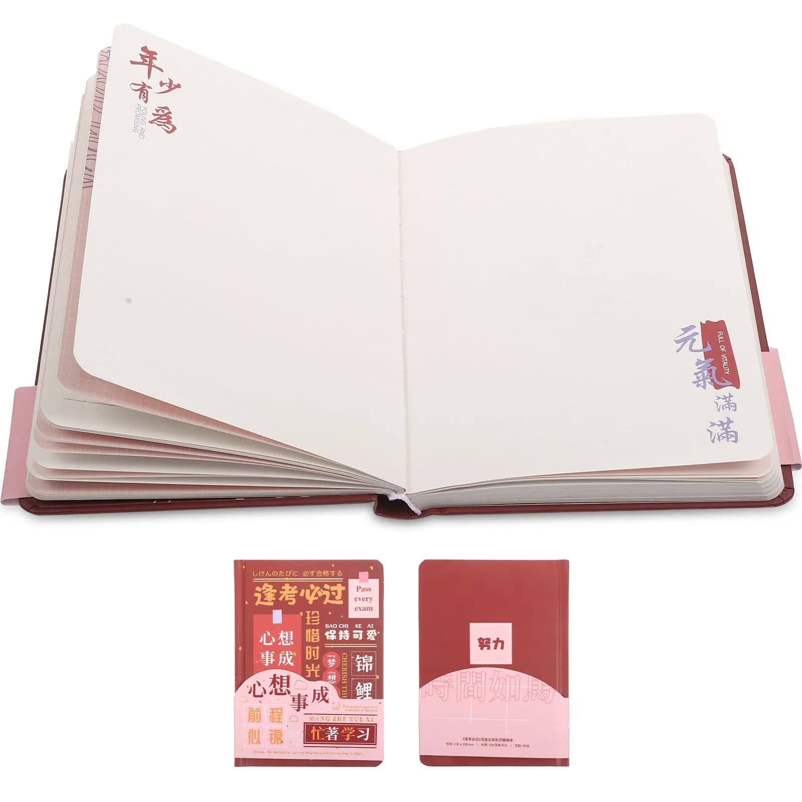 Elegante Quaderno Colorato con Copertina Rigida, Ideale per Studenti, Insegnanti, Impiegati d'Ufficio, Diario di Viaggio, Elaborazione Idee