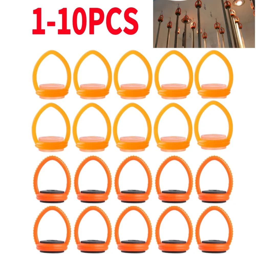 1-10 Pezzi Supporto Appendicanna da Biliardo, Portacanna da Snooker, Portacanna da Pool, Attrezzo Portatile per Appendere la Stecca, Attrezzatura da Biliardo