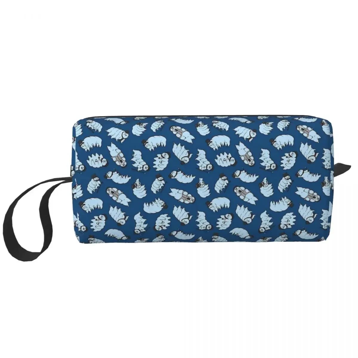 Tardigrade in Cylinder Hats Makeup Bag Cosmetic Organizer Kit Dopp Toiletry Cosmetic Bag for Women Travel Case for Beauty