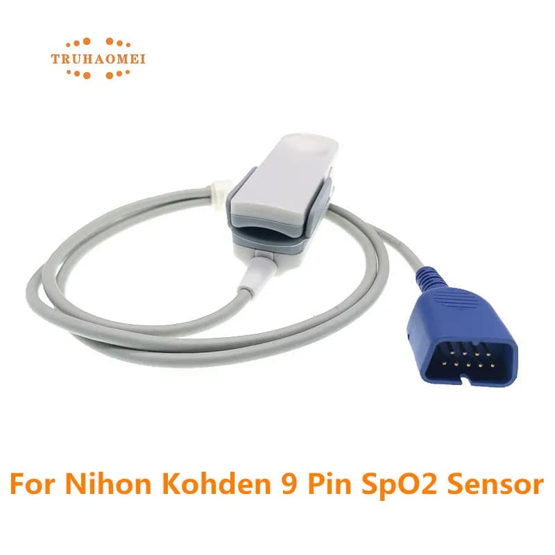 For Nihon Kohden reusable adult newborn child Wrap sensor SpO2 9 Pin Lifescope BSM series TL-201T probe pulsometer