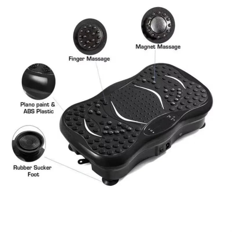 Vertical Electromagnetic Vibration Plate Fitness Platform Exercise Machine Silent Speed Control Weight Loss Fat Burner for Women