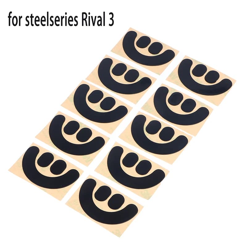 1/2/5/10 Pezzi Piedini per Mouse Compatibili con Steelseries Rival 3, Connettori per Mouse da Gioco, Livello Competizione-F(x)
