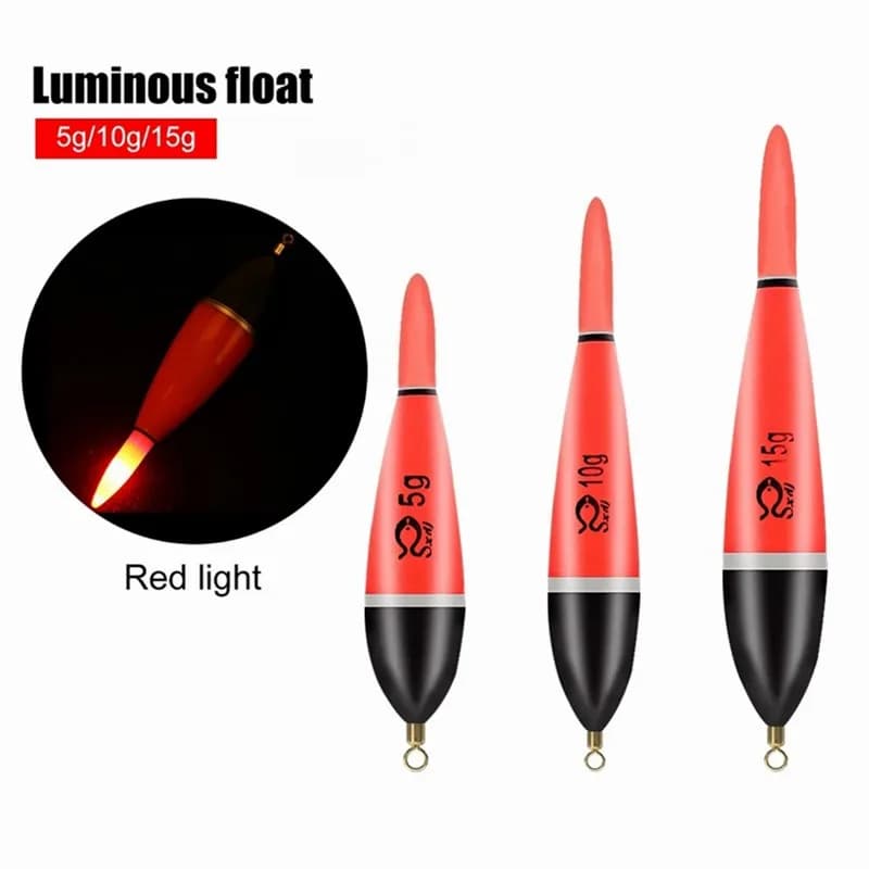 5g/10g/15g Luminous Fishing Night Float High Quality Fishing Floats Lightweight Pressure Resistance Tackle Tool Supplies