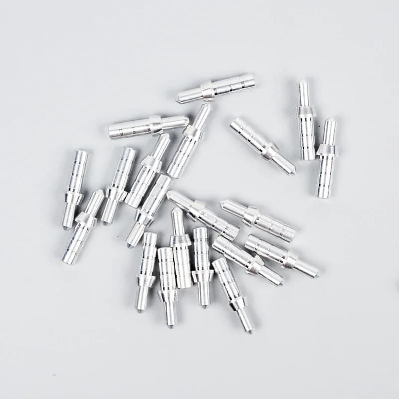 60pcs Linkboy Aluminium Arrow Nock Pins DIY Archery Spare Parts Suitable for 3.2 4.2 6.2mm Shaft Bow Hunting Shooting