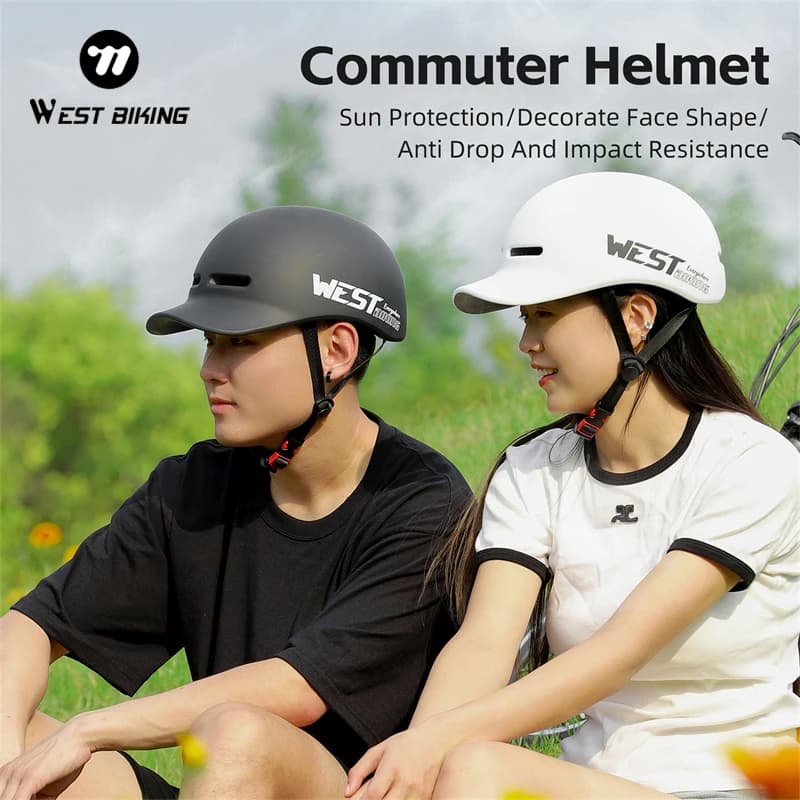 WEST BIKING CE Certificated Bicycle Helmet Road Bike Outdoor Sports Safety Electric Scooter Wheelchair Cycling Equipment