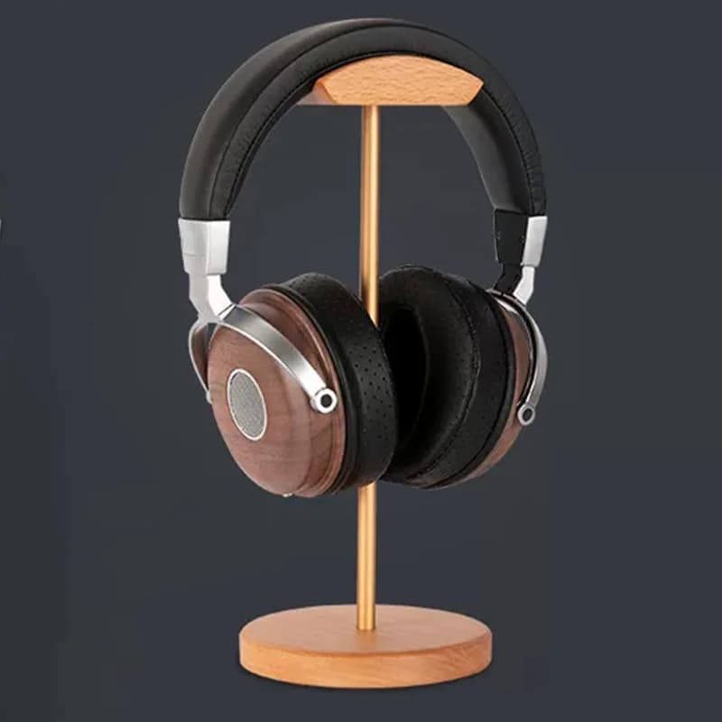Universal Headphone Stand Headset Display Rack wood Headset Holder For Head Gaming Earphone Desktop Earphones Support Holder