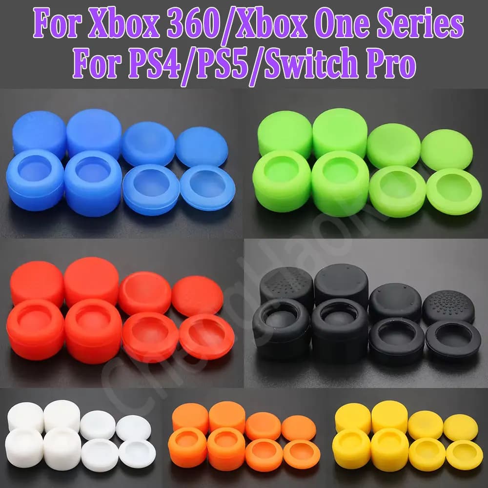 1 Set Analogico Thumb Stick Grip Cap Per PS5 PS4 Xbox360 Controller Silicone Altezza Joystick Copertura Thumb stick Accessori di Gioco