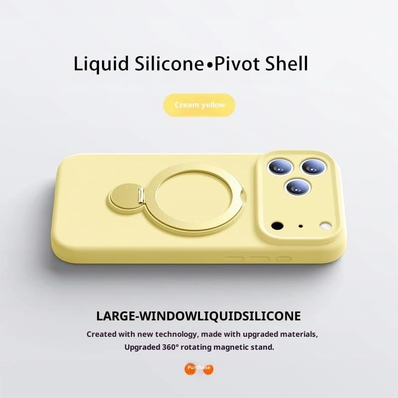 Custodia Originale in Silicone Liquido per iPhone 17 16 15 Pro Max 17 Pro con Supporto Magnetico, Cover per iPhone 14 13 Pro Max