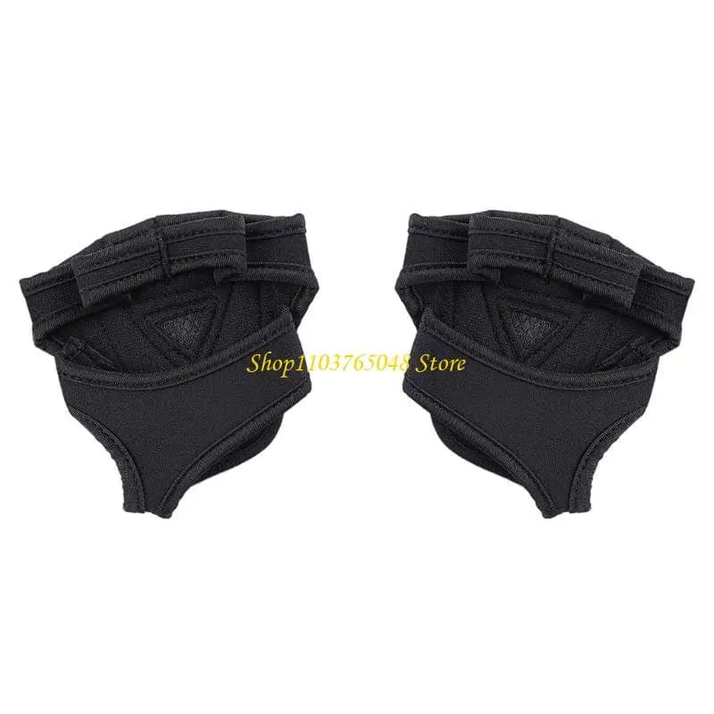 R53E Guanti da palestra Guanti per sollevamento pesi, Manubri Grip Pad Antiscivolo Guanti da allenamento con design a