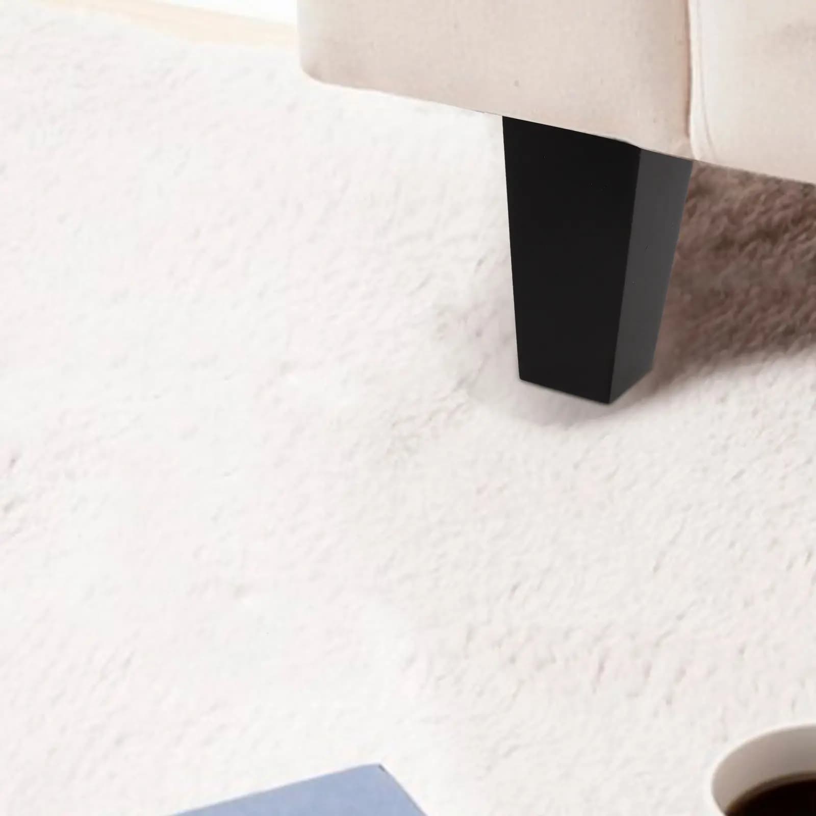 4 Pezzi di Gambe in Legno Robuste per Mobili, Sostituzione per Divano, Letto, Tavolo, Facili da Installare, Aumentano l'Altezza, Gambe di Ricambio Comode per Divano