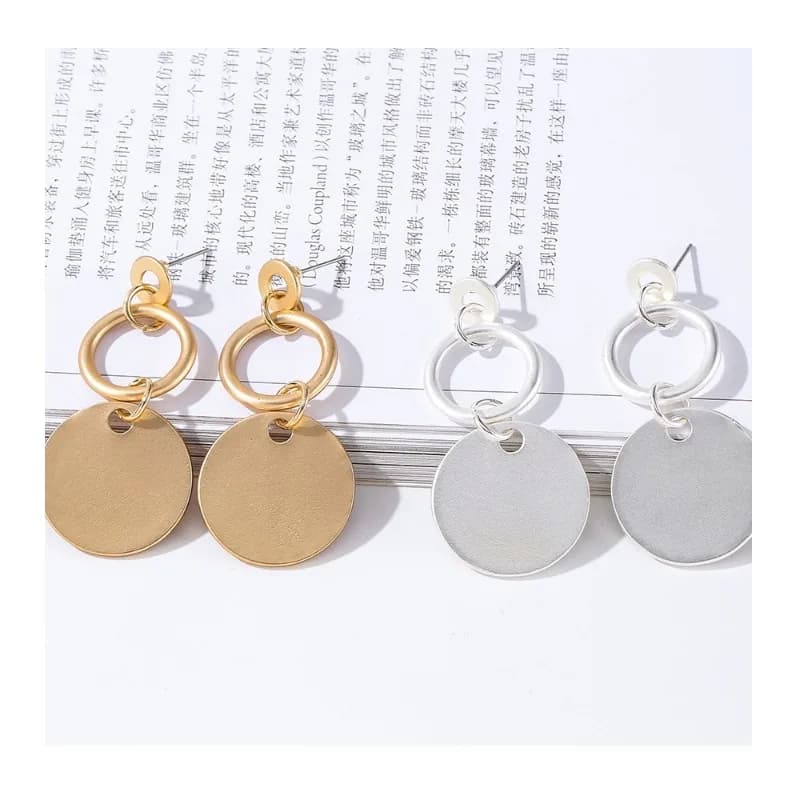 Tong Ling Hot-selling Atmospheric Exquisite Earrings Fashionable with Pendant Texture Versatile Medium and Long Earrings Direct