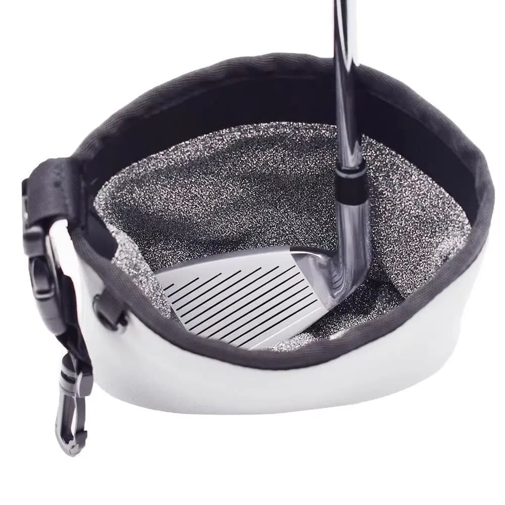 Portable Golf Club Cleaning Bag with Fabric Washable Golf Cleaning Bag Water Resistant Durable Golf Ball Wash Bag Outdoor Sport