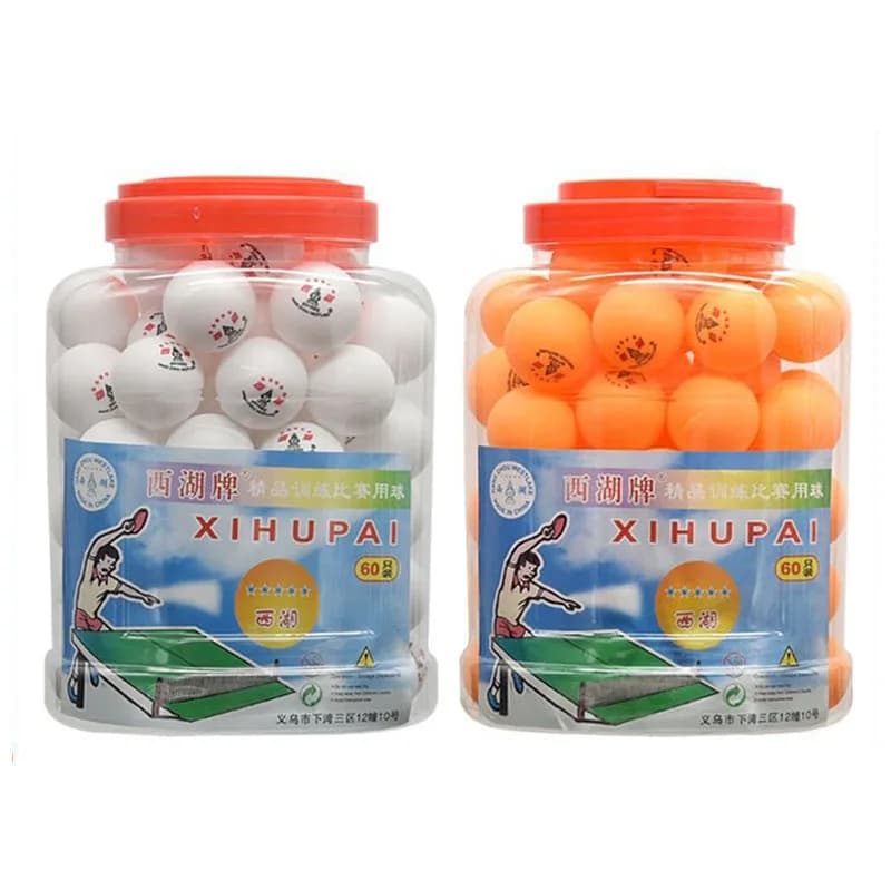 WESTLAKE 60pcs palline da ping pong 5 stelle plastica ABS 40 + mm palline da ping pong di alta qualità per partite di giochi amatoriali