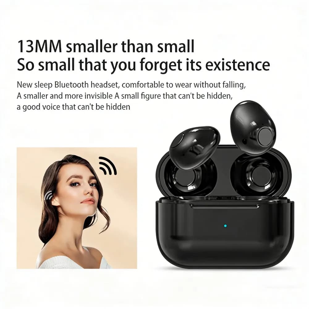 Auricolari Wireless TWS 5.2 Bluetooth Mini Touch per Gaming, Cuffie In-Ear con Cancellazione del Rumore per Sport, Compatibili con Tutti i Telefoni