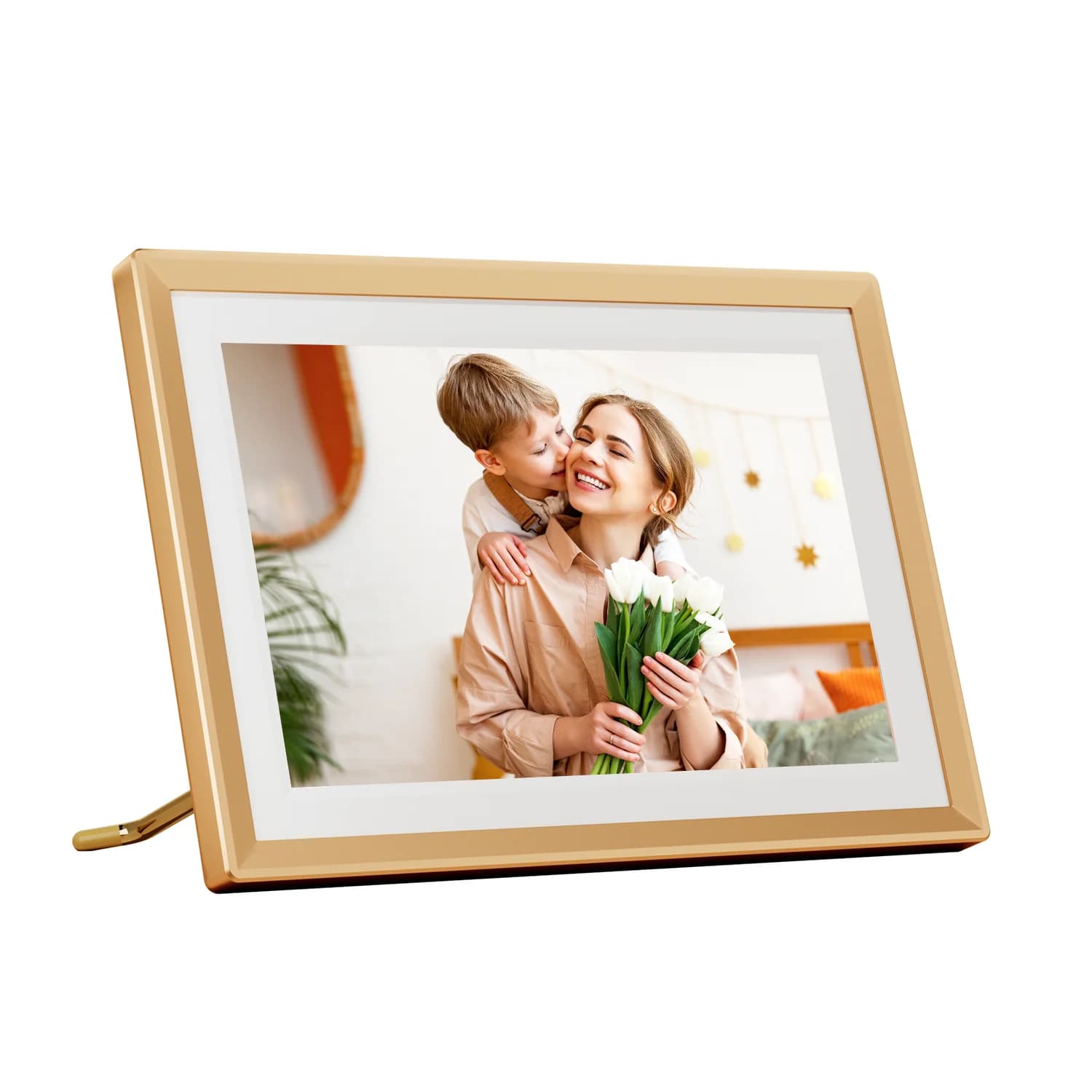 Arzopa D10 Oro 10,1 pollici Wifi Touch Video NFT Foto digitale Immagine Cuadros Foto Frame
