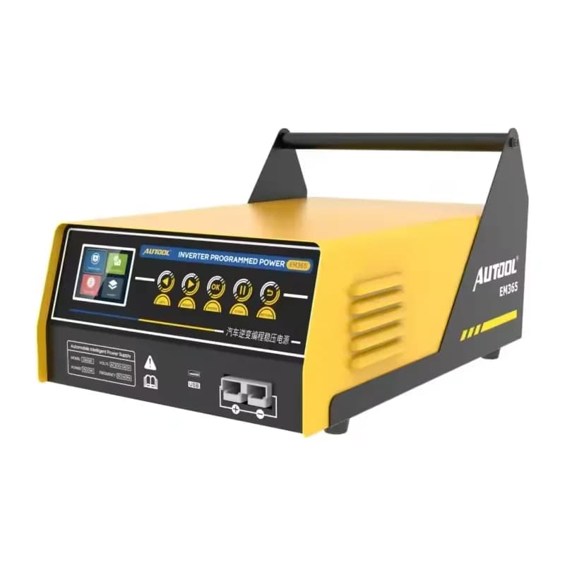 AUTOOL EM365 Alimentatore di programmazione inverter 150A e caricabatteria 12V e trasformatore di tensione regolatore di avviamento per auto