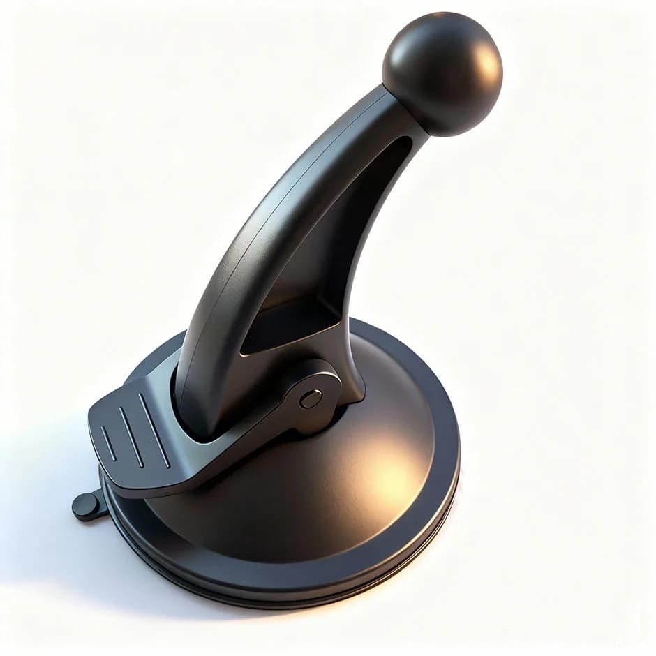 Ventosa a testa tonda da 17 mm/0,66 pollici adatta a ventosa per navigatore, telefono cellulare per auto, staffa per parabrezza, supporto per parabrezza