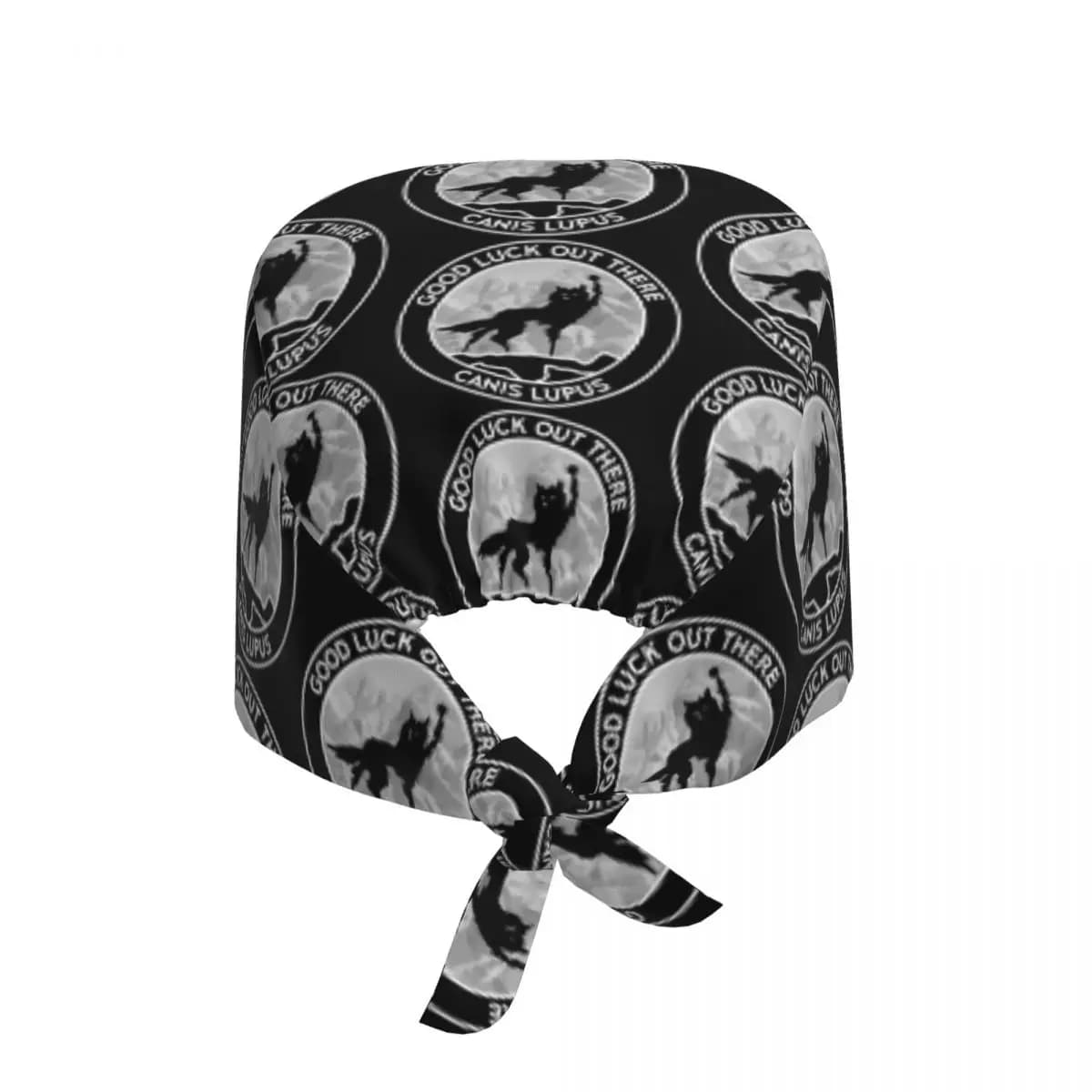 Fantastic Mr Fox - Wolf - Canis Lupus - Fill Scrub Hat Medical surgical cap Unisex Adjustable Nursing Hats for dentist