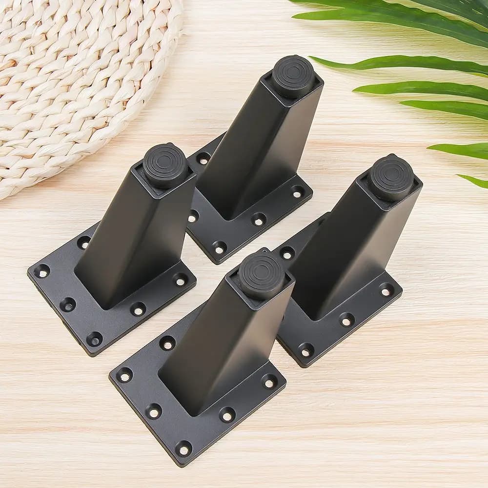 4 pezzi antiscivolo nero bianco sostituzione gambe del divano piedini per mobili supporto per tavolo supporto per armadio piede