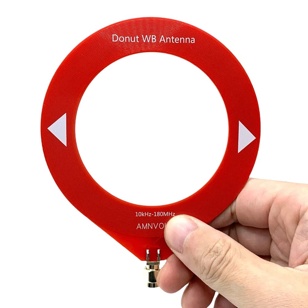 Antenna Donut MW/SW da 10 khz-180 mhz Antenna a onde corte a onde medie per tutti i modelli di radio Walkie Talkie SDR