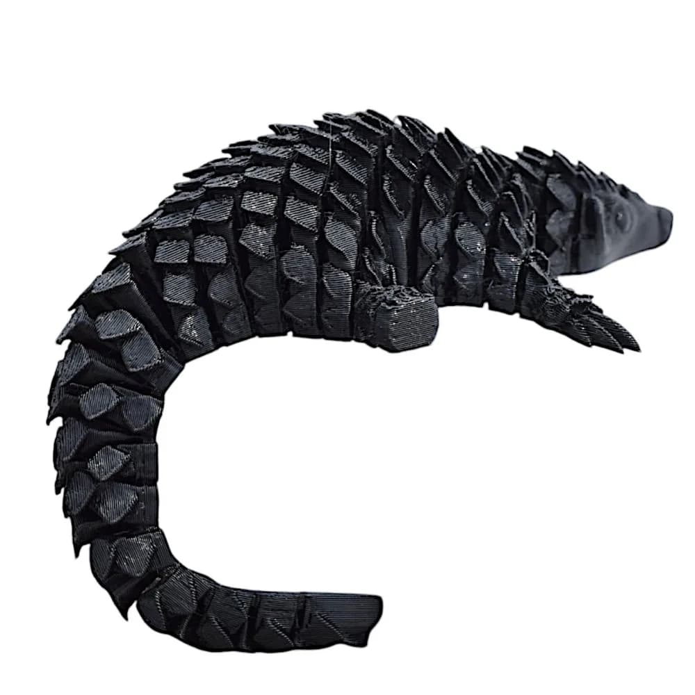 Modellino di Pangolino Realistico Stampato in 3D con Articolazioni Mobili, Figurina Artigianale di Pangolino Stampata in 3D, Ornamento di Pangolino