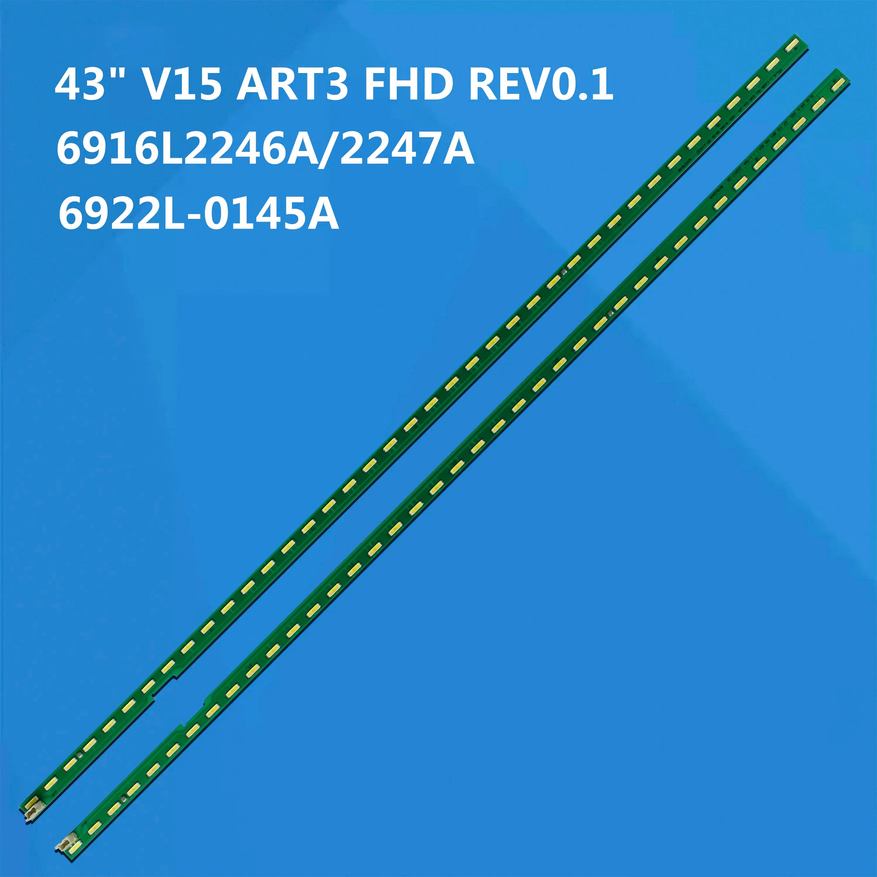 2/10/20/50pcs LED backlight strip for 6916L2246A 6916L2247A 43UF6600-CD 43SE3KB 43LF5400 LC430EUE(FH)(M1)(M2)(M3)