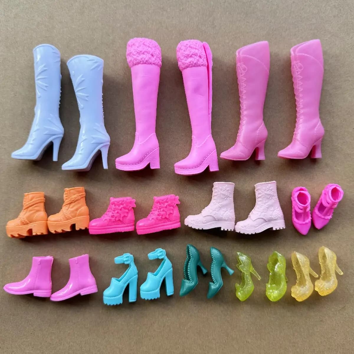 1/6 Dolls Shoes High Heels Boots 30cm Doll DIY Accessories