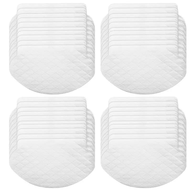 M12K-40PCS Replacement Disposable Mop Cloths For Ecovacs Deebot Ozmo 950 920 905 Rags Robotic Vacuum Cleaner