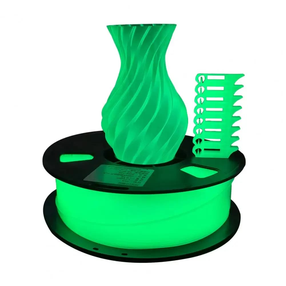 Glow-in-the-dark Filament Glow-in-the-dark Pla Filament 1.75mm 1kg Spool 3d Printer Material Diy Printing for Figurines Models