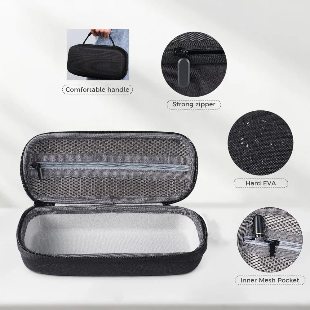 Custodia rigida compatibile per Xiaomi Pompa d'aria elettrica portatile 2 pro Borsa per gonfiaggio pneumatici per auto Cavo USB Solo custodia per casa