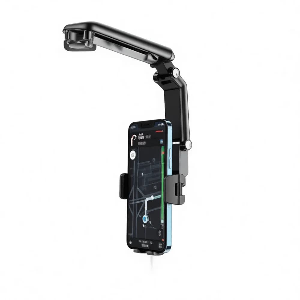 Universal Car Sun Visor Mount Holder Adjustable Navigation Stand Mobile Phone Clip For Safe Hands Free Driving Accessory