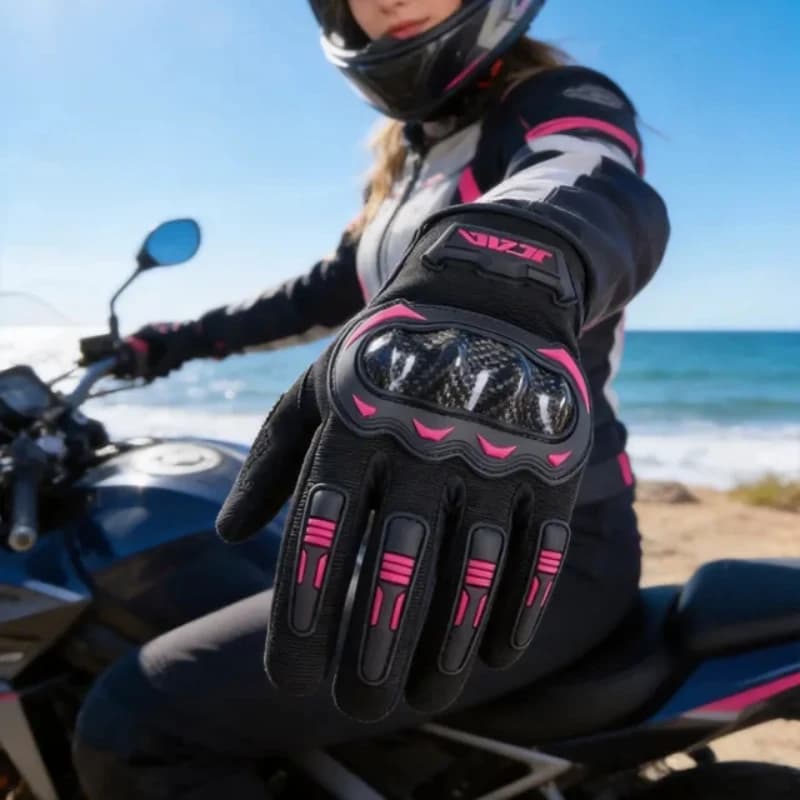 Summer Motorcycle Gloves Men Women Breathable Anti-Slip Gloves Motocross Racing Glove Fall Protective Riding Gear S-2XL 1Pair