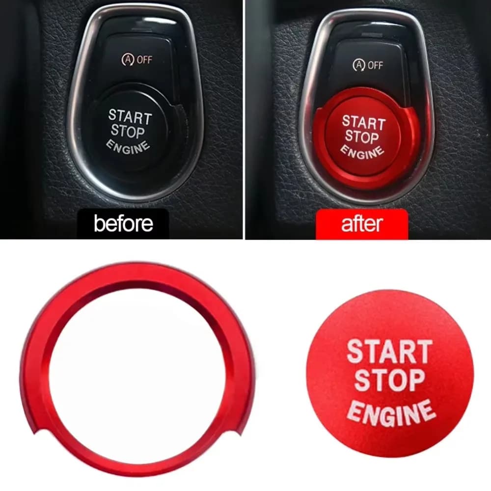 Per 1 2 3 4 Serie Nuovo X1x2 BMW Anello di Avviamento Patch Modifica Interna Interruttore di Accensione Anello Decorativo Accessori Auto