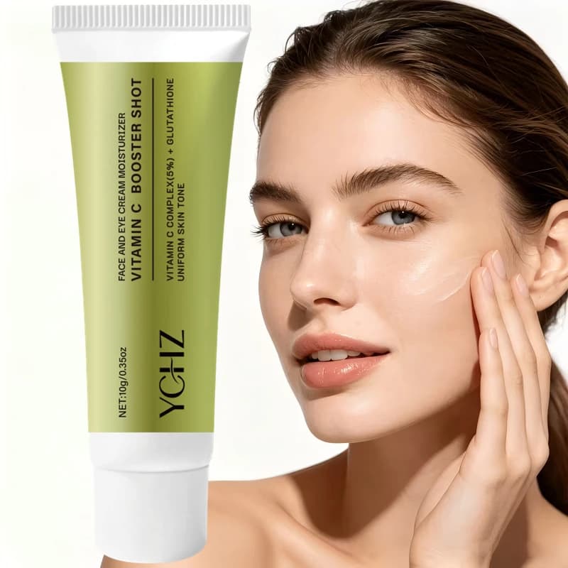 Vitamin C Skin Firming Cream - Refreshing and Non-Greasy Deeply Moisturizes Dry Skin, Brightens Complexion, Provides Long-Lasting Hydration, Contains Caffeine, Vc, Collagen, Hyaluronic Acid, Etc.