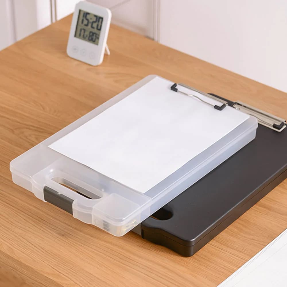 A4 appunti File Box Case documento PP File cartelle Organizer appunti portapenne blocco di scrittura cancelleria forniture per ufficio scolastico