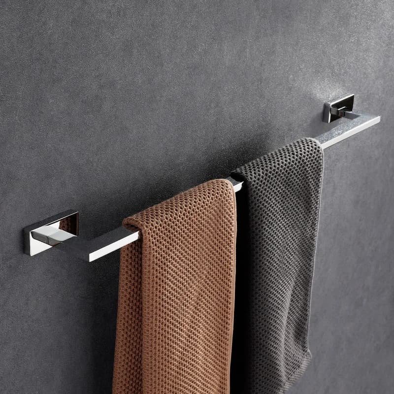 Single towel rack 30-80cm bathroom towels hangers wall clothes hangers kitchen accessories brass