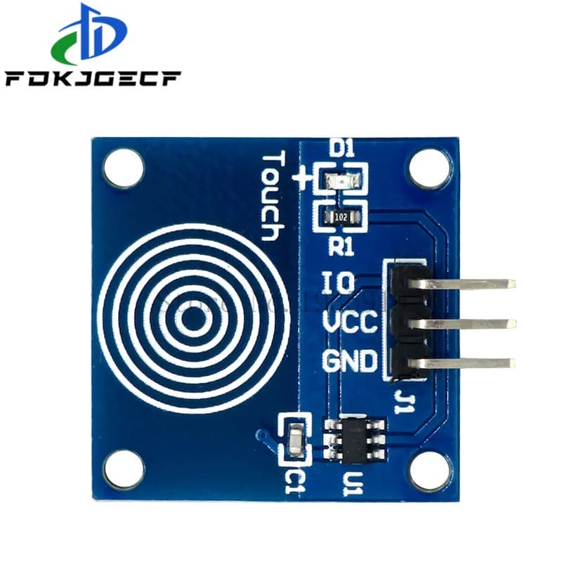 TTP223B 1 Channel Jog Digital Touch Sensor Capacitive Touch Switch Modules Tactile Switch Modules Accessories for KIT FAI AIR