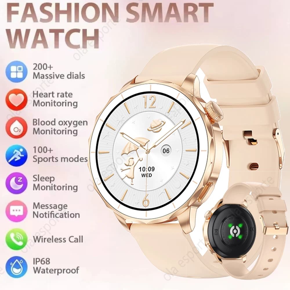 2025 new men women call Bluetooth Smartwatch IP68 waterproof heart rate health sports fitness music Smart Watch for Android IOS