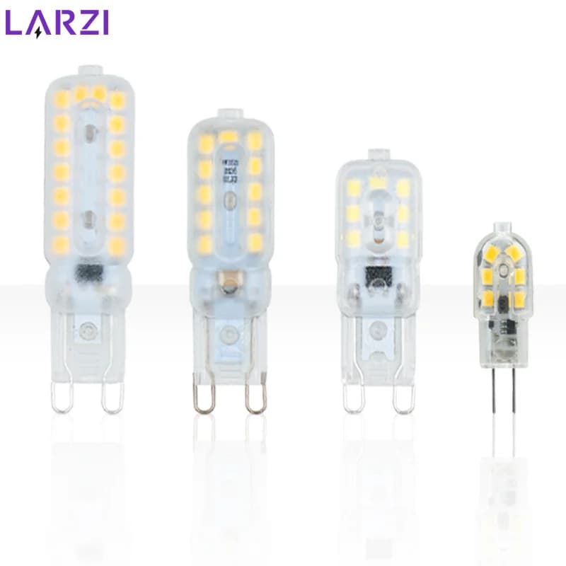 Lampadina a LED G4 G9 3W 5W 7W lamparas Lampada a LED AC 110V 220V DC12V Faretto Lampadario SMD 2835 Illuminazione Sostituisci le lampade alogene