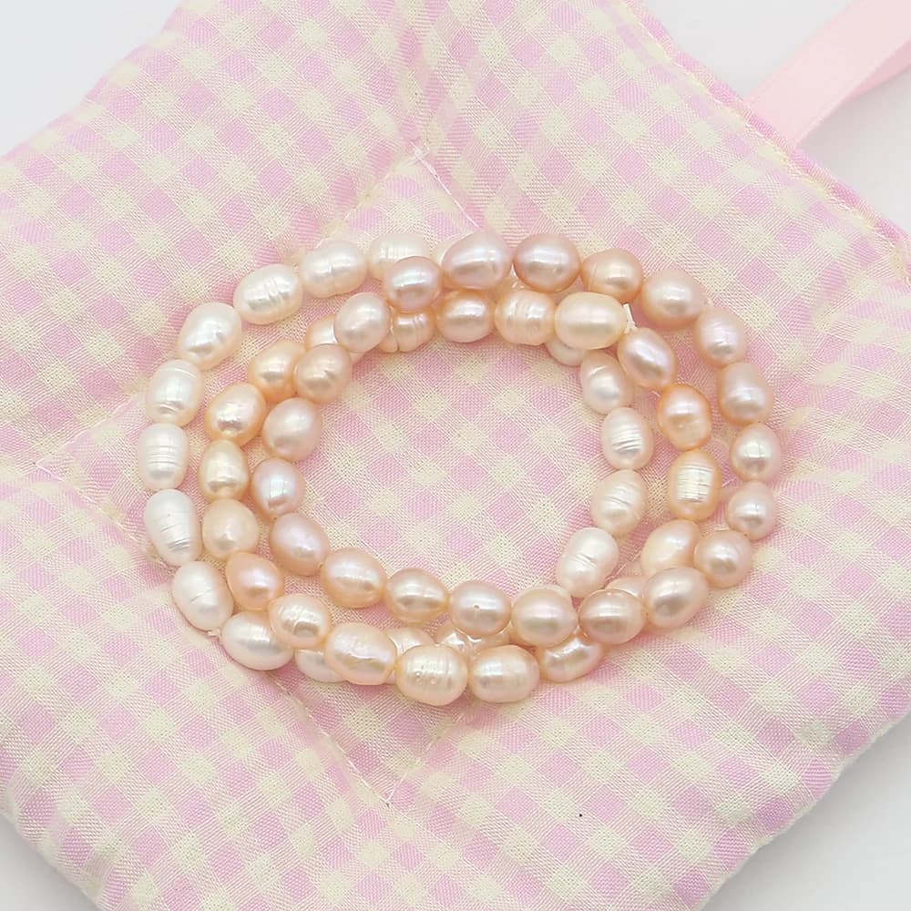 Bracciale di perle barocche naturali d'acqua dolce con filo irregolare e foro dritto, gioielli alla moda, abbinabili a abiti, regali per feste